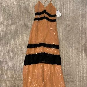 Lovers +Friends sequined formal dress